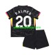 Camisola Chelsea Cole Palmer 20 Criança Equipamento Terceiro 2024-2025 Manga Curta